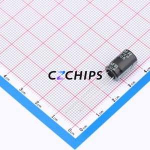Condensateur électrolytique en aluminium à montage traversant CG4R7MO812BP, D8xL12mm, 4.7uF, 20%, 400V, 50mA-120kHz - Product Image 2