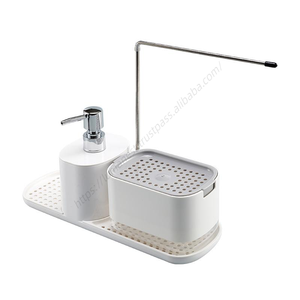 Support de rangement mural pour distributeur de savon et éponge de cuisine – Vente en gros - Product Image 1