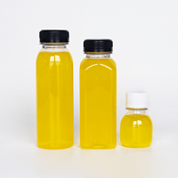 Bouteille plastique jetable en plastique PLA, 100ml, 250ml, 350ml, 500ml, contenant pour jus, 1 pièce, à emporter