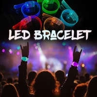 Bracelet Blink Festival Console Lumière Connectée Son Par Mouvement Activé Chaussures Stick Glow led bracelet