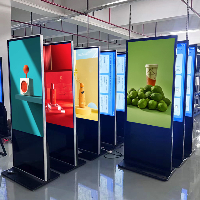 Big Lcd Screen for Advertising Floor Standing Digital Signage Android 4K Digital Advertising Display Screens