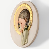Statues religieuses catholiques en résine, produits en stock, uniques, inspirantes, chrétiennes, Saint Joseph, décoration murale, 9,44''H