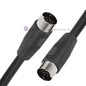 Din 13Pin nam-to-nam điện tín hiệu cáp điều khiển 13 Pin MIDI <span class=keywords><strong>Mini</strong></span> DIN nam nối với nam âm thanh AV Cáp mở rộng - Product Image 5