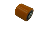 Roue de charge pour chariot élévateur Linde 0039933603, nouvelle rouleau en polyuréthane robuste 85x85x12, capacité de charge 1500 kg, roulement à billes, pour palette