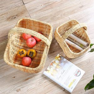 Cesta de Mimbre Natural Pequeña <span class=keywords><strong>para</strong></span> Picnic, Cestas de Mimbre Ecológicas <span class=keywords><strong>para</strong></span> <span class=keywords><strong>Camping</strong></span> al por Mayor con Precio Competitivo - Product Image 6