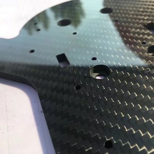แผ่นคาร์บอนไฟเบอร์ 3K CNC น้ำหนักเบา สำหรับงานอุตสาหกรรม ลายตัน - Product Image 4