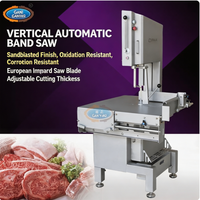 Machine à scier les os verticales automatiques à grande échelle, découpeuse de viande congelée, machine à scier les os de poisson congelé électrique pour usine alimentaire