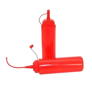 Spray Ketchup Bottle Red Ketchup Bottle Plastic Seasoning Sprayer Novelty Prank Toys for April Fool's Day Halloween