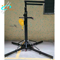 Torre de Soporte Telescópica para Altavoces/Torre de Sonido Line Array con Manivela/Soporte para Altavoces Line Array