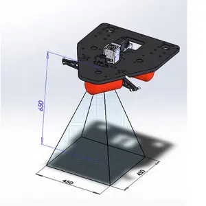 HCNC 4 ציר מיון רובוט HSR-DT401E CNC רובוט זרוע תעשייתי רובוט למיון מהיר או אריזה