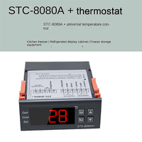 Régulateur de température numérique STC-8080A + Thermostat de réfrigérateur Dégivrage automatique. Fabricants de thermostats