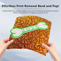 YouQi 264x276mm Plateau d'impression magnétique flexible double face en acier à ressort PEO Starry PEY pour Anycubic Kobra S1