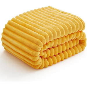 Trang Trí Và Giftable Sọc Chăn Cho Phụ Nữ, Người Đàn Ông, Sang Trọng Sọc Chăn Ấm Flannel Chăn - Product Image 3