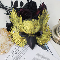 Masque de Hibou DIY pour Halloween, Spectacle, Enfants, Adultes, Fête, Déguisement, Demi-Masque, Accessoires