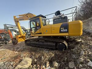 Excavatrice sur chenilles hydraulique Komatsu PC450 d'occasion, d'origine japonaise, pour travaux lourds, à vendre - Product Image 4