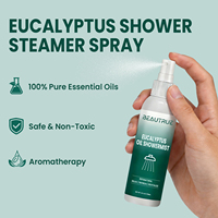 Huile d'Eucalyptus en Gros pour Douche, Brume Aromathérapie, Soulagement du Stress et de la Tension, Congestion Sinusale, Soin Relaxant pour le Corps et le Bain