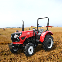 Tracteur Mini le Plus Vendu 50ch 4RM pour Jardin et Ferme, Chenille 4 Roues avec Moteur 80ch, Motoculteur en Gros
