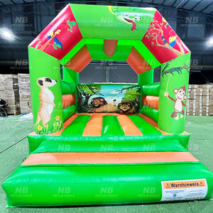 Customized Size <b>Inflatable</b> PVC Small Cartoon Design Castle Bouncer House CE Certification 5-8 Capacity for Party <b>Inflatable</b> Boun - Product Image 2