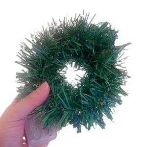 Yeni duvara monte noel ağacı dekorasyon ev için yapay noel çelenk yeşil Rattan ışıkları açtı - Product Image 6