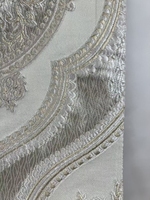 Tissu occultant jacquard 100% polyester teint en fil pour rideaux, haute qualité, doux et respirant