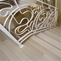 Balustrade de balcon en fer noir de l'Australie pour escaliers et balcon