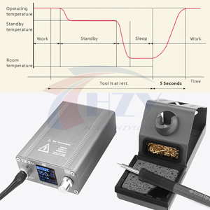 Stazione Saldante Digitale OSS T12-X Plus 72W per Riparazione Schede Madri PCB Smartphone - Product Image 4