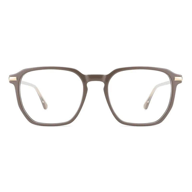 वाईसी महिलाओं विंटेज चश्मा फ्रेम पुरुष नेत्र चश्मा फ्लैट शीर्ष एसीटेट धातु चश्मा चश्मा रेट्रो ताल
