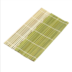 Estera de caña rodante de <span class=keywords><strong>sushi</strong></span> de bambú blanco verde - Product Image 5