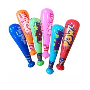 Bate de Béisbol Inflable a Rayas de PVC, Generador de Ruido Portátil con Impresión Serigráfica para Eventos Deportivos y Promociones - Product Image 2