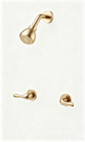 Robinet de Douche Mural Chromé Moderne à Pression Dissimulée Chaud/Froid pour Baignoire, avec Pommeau Pluie Doux, en Laiton, Idéal Hôtels - Vente Chaude