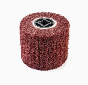 Vlies schwämme Faser klappen räder für die Oberflächen zeichnung von Holz/Metall/Edelstahl - Product Image 1