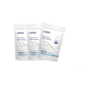 Hilo Dental Biodegradable Ecológico OEM, Palillos de Hilo Dental Compostables con Sabor a Menta y Carbón de <span class=keywords><strong>Bambú</strong></span> para la Limpieza Dental - Product Image 6