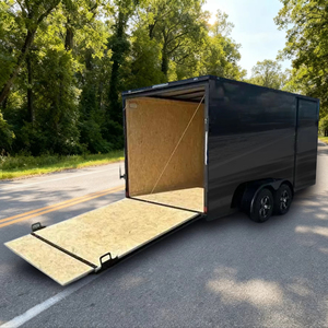 Cargo Box Dry Van Covered Wagon 7 X 16 6x10 Enclosed Box 6x12 6 X 12 V-nose Enclosed Cargo <strong>Trailer</strong> Box Container Semi <strong>Trailer</strong> - Product Image 1