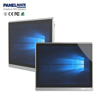 Computadora industrial integrada de 15 pulgadas IP65, panel táctil resistivo LCD resistente al agua, monitor HD de PC, pantalla CNC