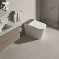 Toilette intelligente à faible niveau sonore, utilisation commerciale et résidentielle, approvisionnement direct d'usine, conception économiseur d'eau, matériau écologique, Luxu