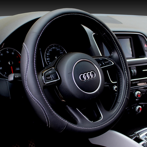 Accessoires intérieurs de voiture, housses de volant en cuir antidérapantes, mode, universelles, compatibles avec Tacoma, Accord, Z4, X3, Mercedes Benz - Product Image 1