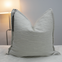 Taie d'oreiller carrée 45x45 cm en coton 100% écologique, non toxique, avec fermeture éclair, pour usage domestique, hôtelier et hospitalier, unie et personnalisable