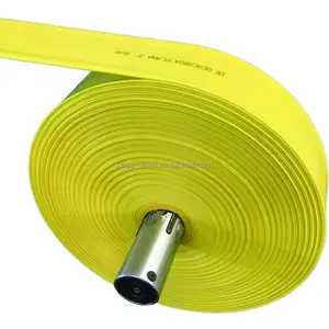 黄色平管PVC防紫外线6条农业灌溉3英寸