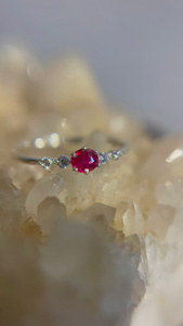 Bán buôn nhẫn bạc trang sức phụ nữ trắng mạ vàng phụ nữ Nhẫn cưới 925 Sterling Silver thiên nhiên <span class=keywords><strong>Ruby</strong></span> Sapphire đá quý Nhẫn - Product Image 3