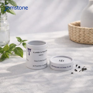 Envase de Tubo de Cartón Kraft Personalizado con Filtro de Ducha Ecológico Impreso, Envase de Tubo de Papel Rígido para Cosméticos y Té - Product Image 3