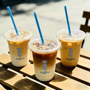 Gobelet en plastique transparent PET 89 mm 300 ml-700 ml avec couvercle pour café, jus, bière, impression personnalisée du logo, faible MOQ - Product Image 2