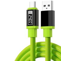 Kabel Pengisian Daya Super Cepat JYD C799 Universal 240w C-C, Kabel Data Tipe-C ke Tipe-C untuk Android dan iOS