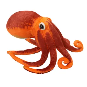 Realistic Sea Animals Solid Simulation Octopus Figure Doll Soft Stuffed Plush Animals Collection Education Toy For Children