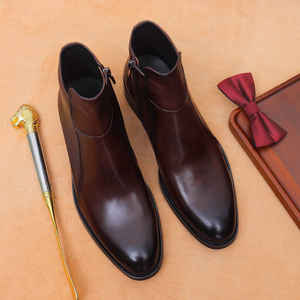 Nouvelle Tendance – Mocassins Homme en Cuir Véritable Brillant, Style Britannique Sportif Décontracté, Légers, Antidérapants et Isolants pour l'Automne - Product Image 2