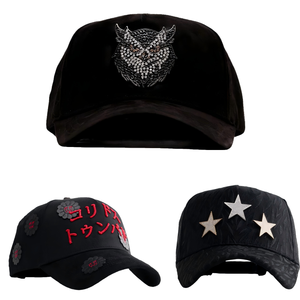 Nuovo Cappello da Baseball Personalizzato a 5 Pannelli Stile X Corridos Tumbados con Visiera Larga in Camoscio, Cappello Trucker con Strass Cromati Barbas Hats Gorras - Product Image 1