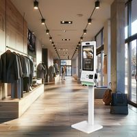 Machine de commande automatique tactile 21,5 pouces avec SDK, QR/NFC, surveillance à distance et paiement multi-mode pour restaurants de restauration rapide KFC