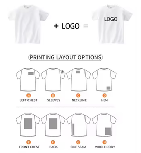 Camiseta de Hombre de Algodón 100% de Alta Calidad, Gruesa, Lisa, Extra Grande, para Impresión y Bordado Personalizado - Product Image 6