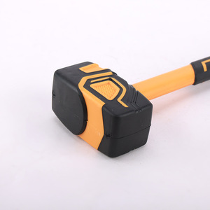Rubber Mallet <b>Square</b> Head Plastic Handle For Tile Installation Durable Hammer Type 300 400 500 750 1000 - Product Image 3