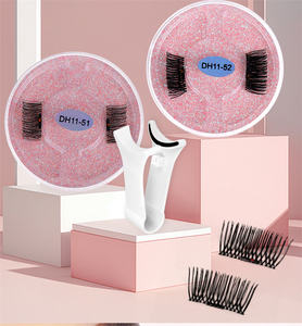 Kit d'extension de <span class=keywords><strong>cils</strong></span> bricolage ensemble de <span class=keywords><strong>faux</strong></span> <span class=keywords><strong>cils</strong></span> <span class=keywords><strong>demi</strong></span>-<span class=keywords><strong>cils</strong></span> magnétiques combinaison de <span class=keywords><strong>cils</strong></span> de voyage à boucles naturelles avec pince à épiler - Product Image 3