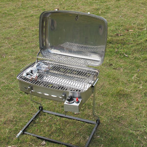 Utilisation en extérieur avec un <span class=keywords><strong>barbecue</strong></span> à <span class=keywords><strong>gaz</strong></span> portable pour camping-car, modèle DRV-05A, 12000 BTU, adapté aux bateaux, aux véhicules de loisirs, en acier inoxydable - Product Image 1
